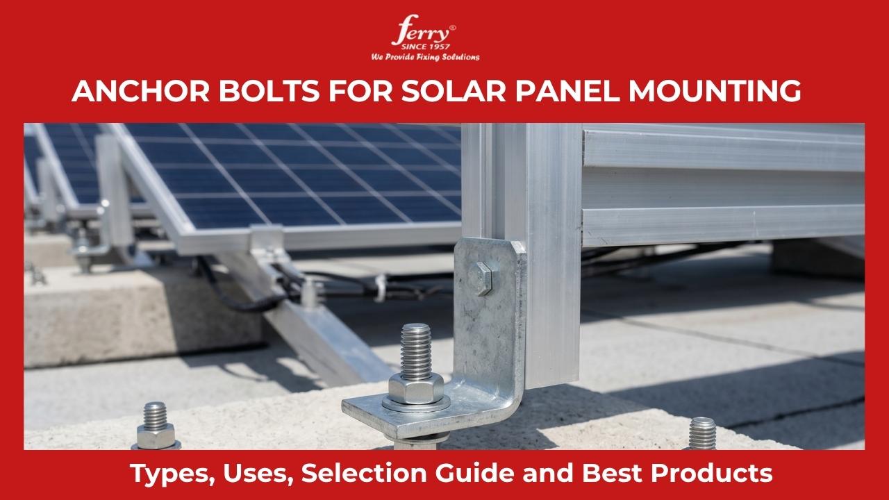 Anchor Bolts for Solar Panel Mounting: